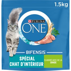 Bifensis Croquettes spécial chat d'intérieur dinde 1.5kg