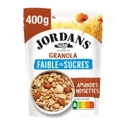 Granola Flocons Avoine Grillés Faible en Sucre 400g