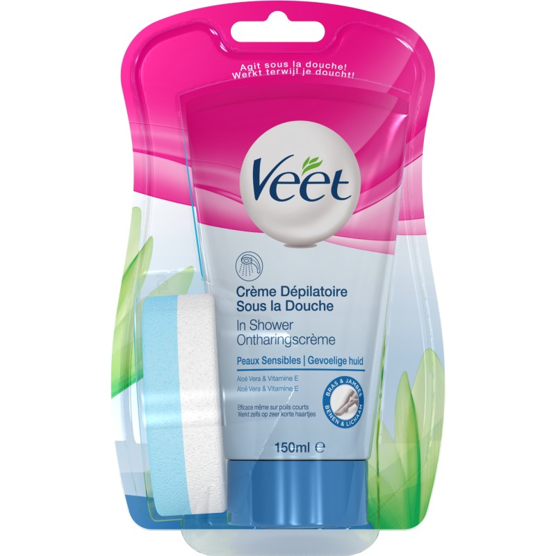 Crème Dépilatoire Sous La Douche Peaux Sensibles 150ml