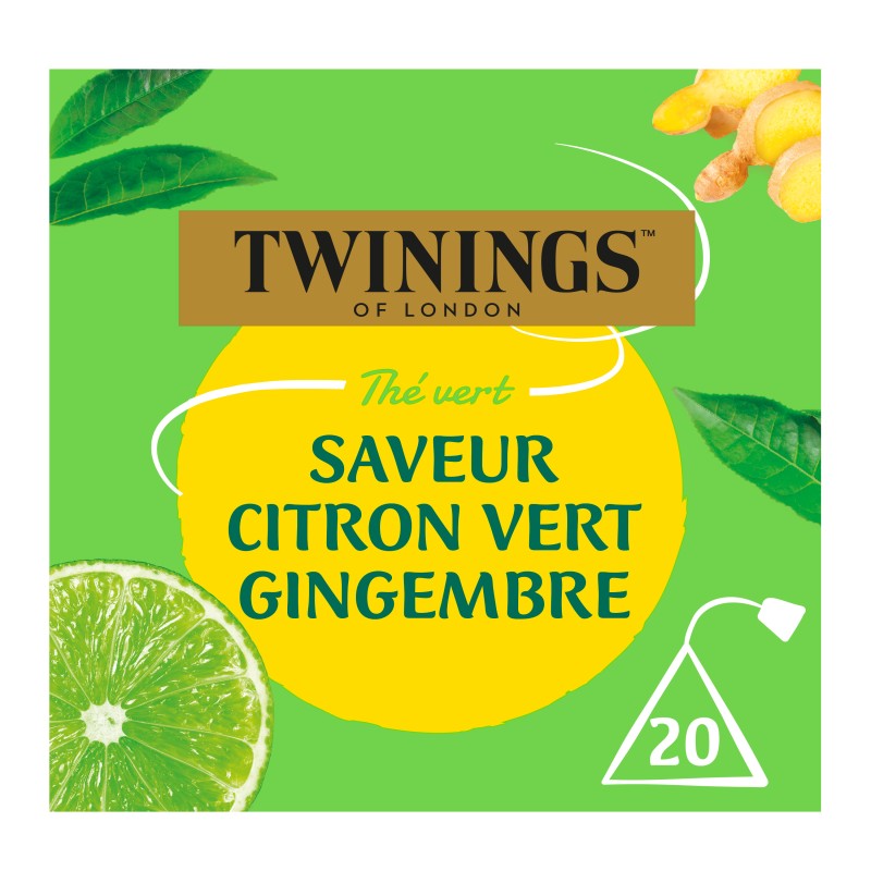 Thé Vert Gingembre Citron Vert x20 32g