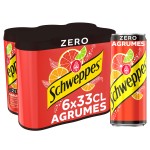 Boisson Gazeuse Agrume Zero 6x33cl