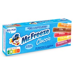 Assortiment de sucettes à congeler big pop classic x20 900ml