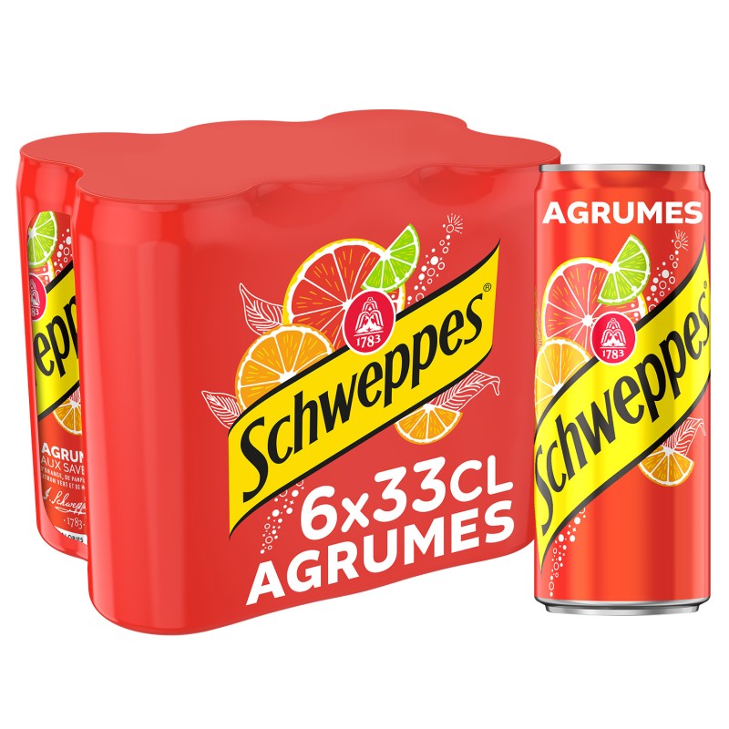 Boisson Gazeuse Agrumes 6x33cl