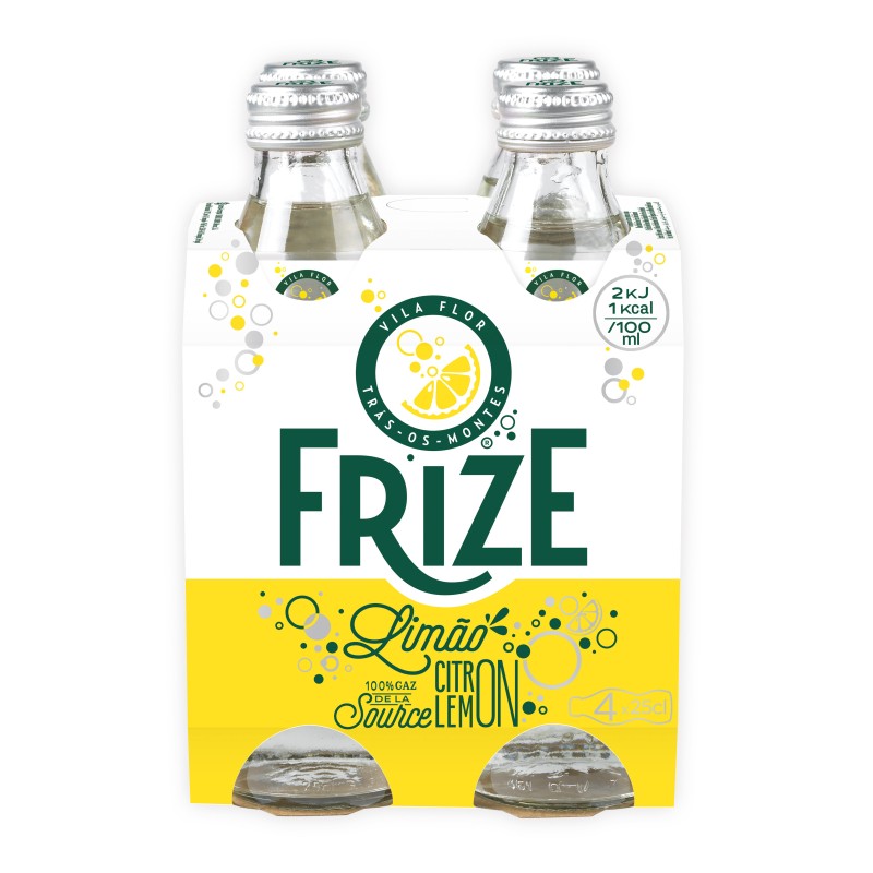 eau gazeuse saveur citron 4x25cl