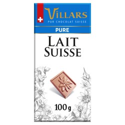 Tablette de chocolat au lait Suisse dégustation 100g