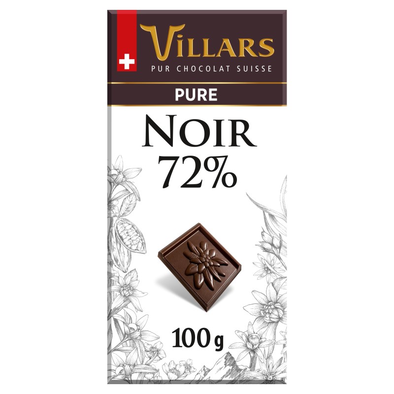 Chocolat Noir 72% 100g