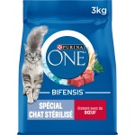 Croquettes spécial chat stérilisé au boeuf 3kg