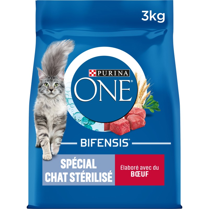 Croquettes spécial chat stérilisé au boeuf 3kg