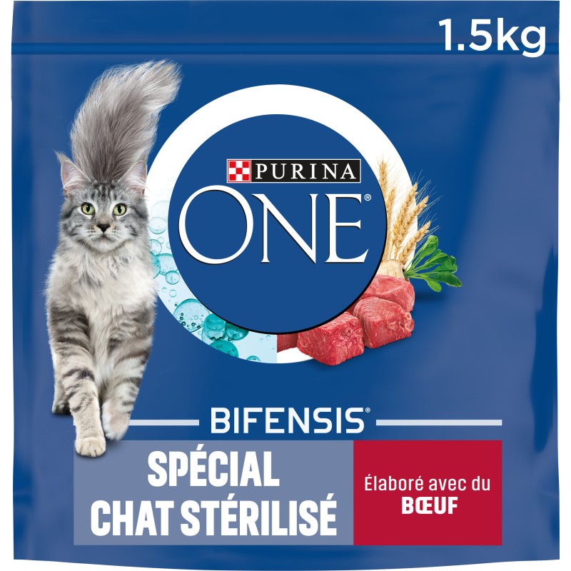Croquettes Stérilisé Chat Stérilisé Boeuf 1.5kg