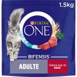 Croquettes au boeuf pour chat adulte 1.5kg