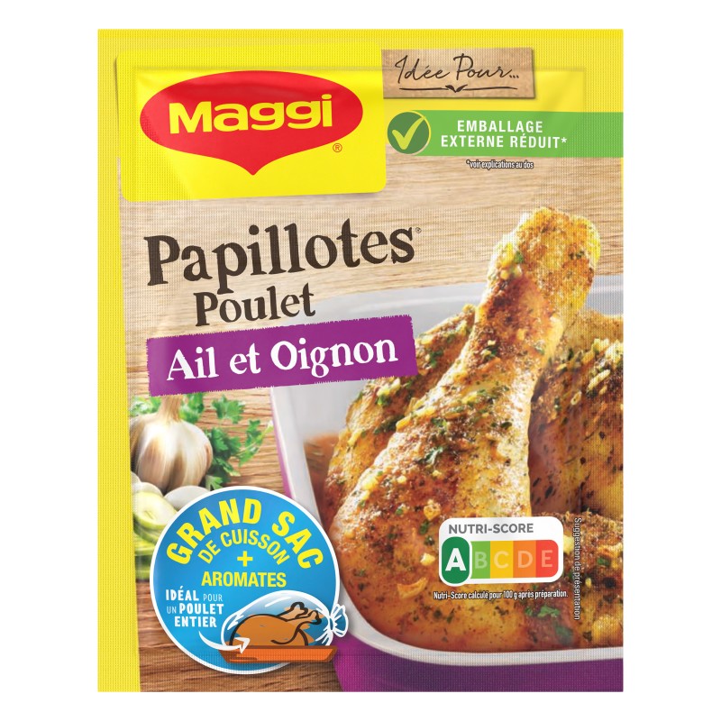 Les Papillotes de Poulet Ail et Oignon 36g