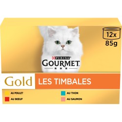 Timbales Gold Multi-Variétés Barquettes 12x85g