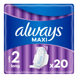 Serviettes hygiéniques maxi avec ailettes taille 2 x20