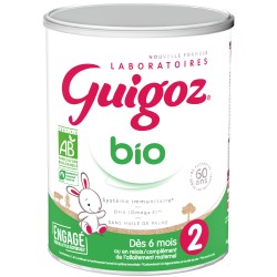 Lait en poudre bio 2ème âge dès 6 mois 800g