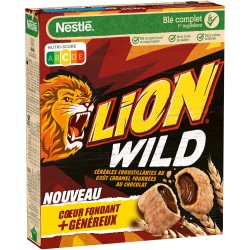 Lion Wild Céréales Caramel Fourrées Chocolat 360g