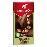 Chocolat Noir Amandes Entières 180g