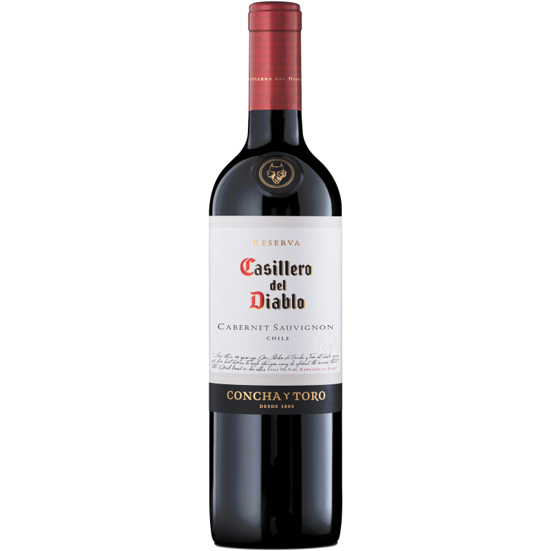 Vin rouge cabernet sauvignon Casillero del Diablo 13.5% 75cl