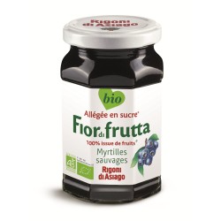 Confiture saveur myrtilles sauvages Fiordifrutta bio 250g