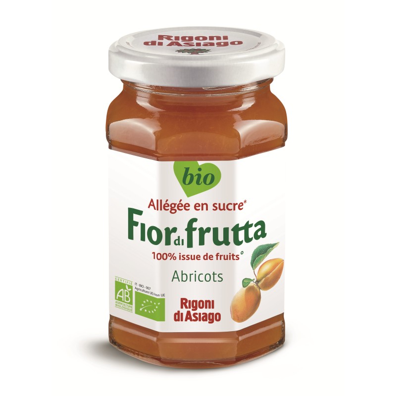 Confiture saveur abricots Fiordifrutta bio 250g