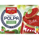 Polpa Tomate Concassées Fines au Basilic 2x400g