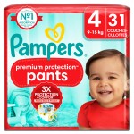 Couches culottes premium protection taille 4 9-15kg x31