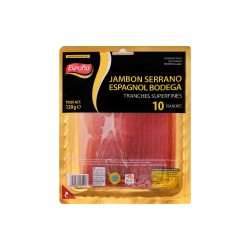 Jambon serrano extra fines x10 120g