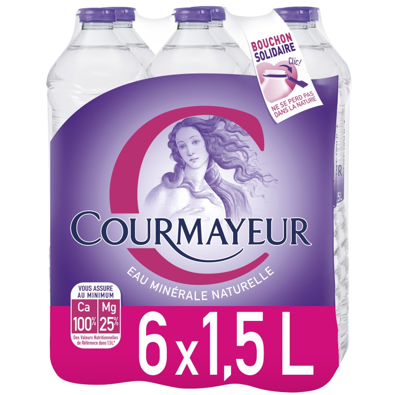 Eau minérale naturelle 6x1.5l