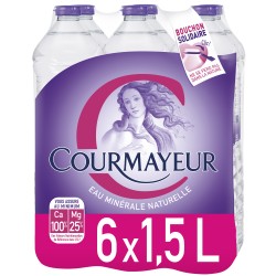 Eau minérale naturelle 6x1.5l