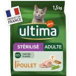 Ultima Croquettes Spécial Chat Stérilisé au Poulet 1.5kg