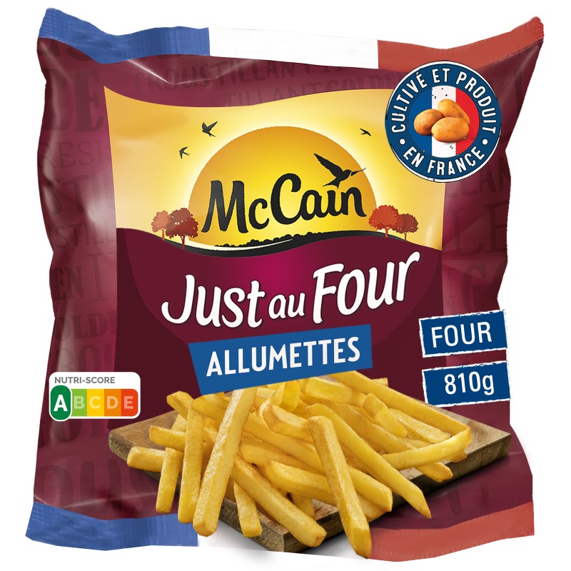 Frites just au four allumettes 810g
