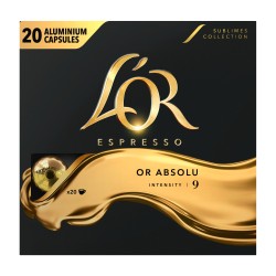 Espresso café or absolu intensité 9 capsule x20
