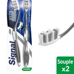 Brosses à dents souple ultra-access dents du fond x2