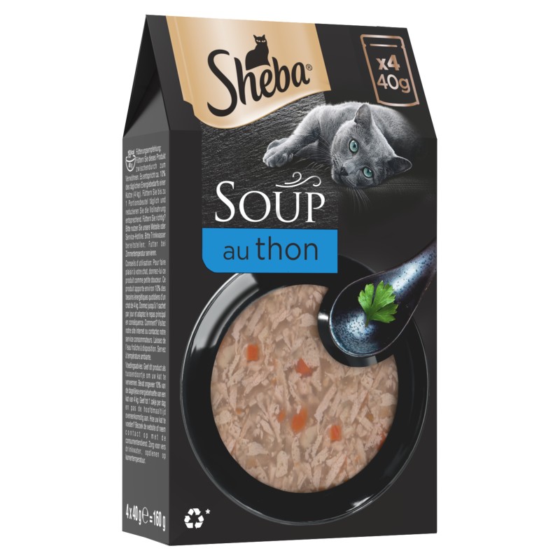 Soupe au Filets de Thon pour Chat 4x40g