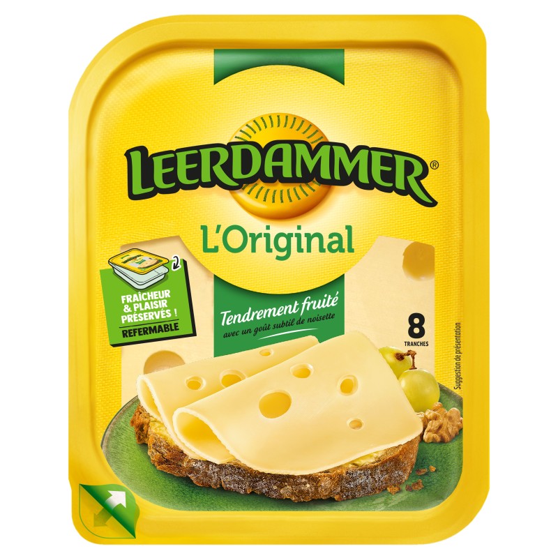 L'original fromage tendrement fruité en tranche x8 200g