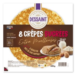 Crêpes sucrées extra moelleuses x8 400g