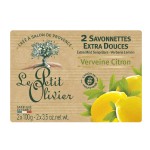 Savon solide mains verveine & citron 2x100g