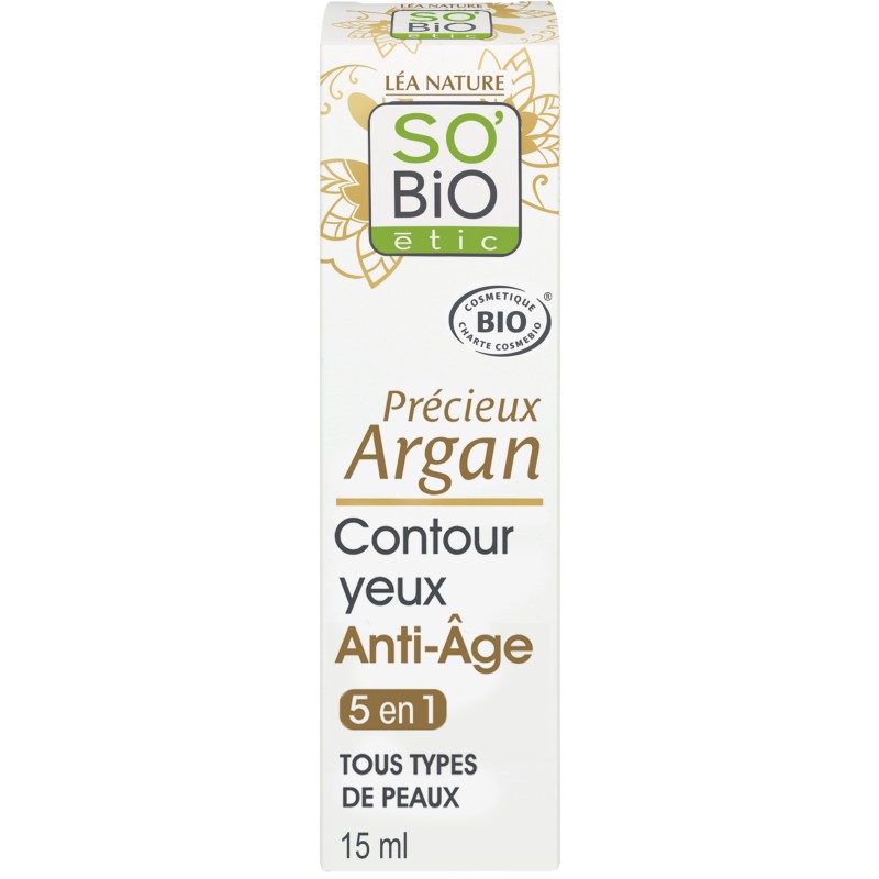 Contour Yeux Lèvres Anti Age Précieux Argan 15ml