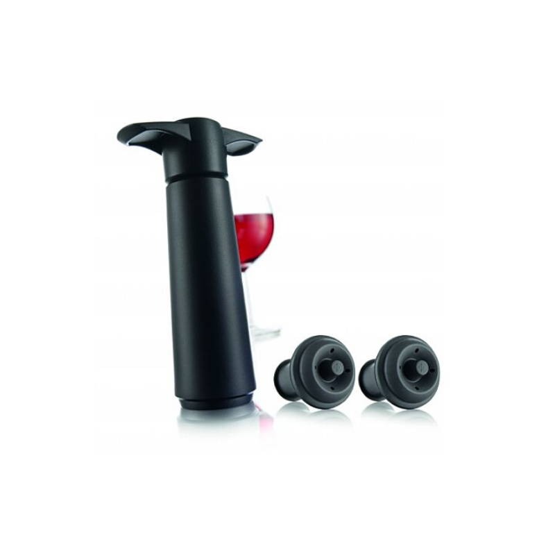 Coffret pompe à vin + 2 bouchons