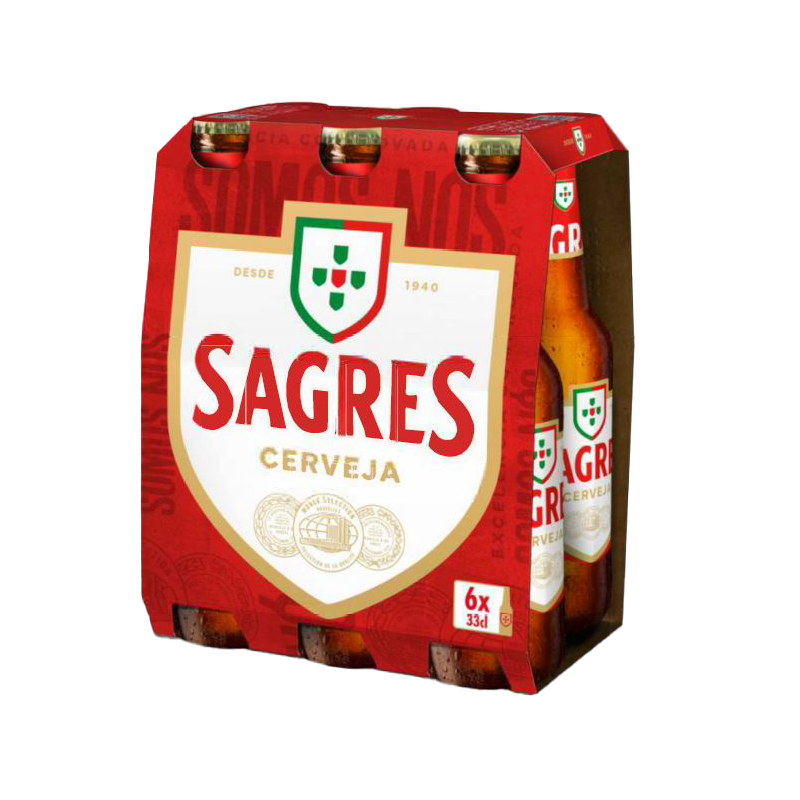 Sagres Cerveja 5% 6x33cl
