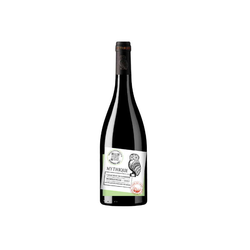 Vin rouge minervois mythique caractère 13.5% 75cl
