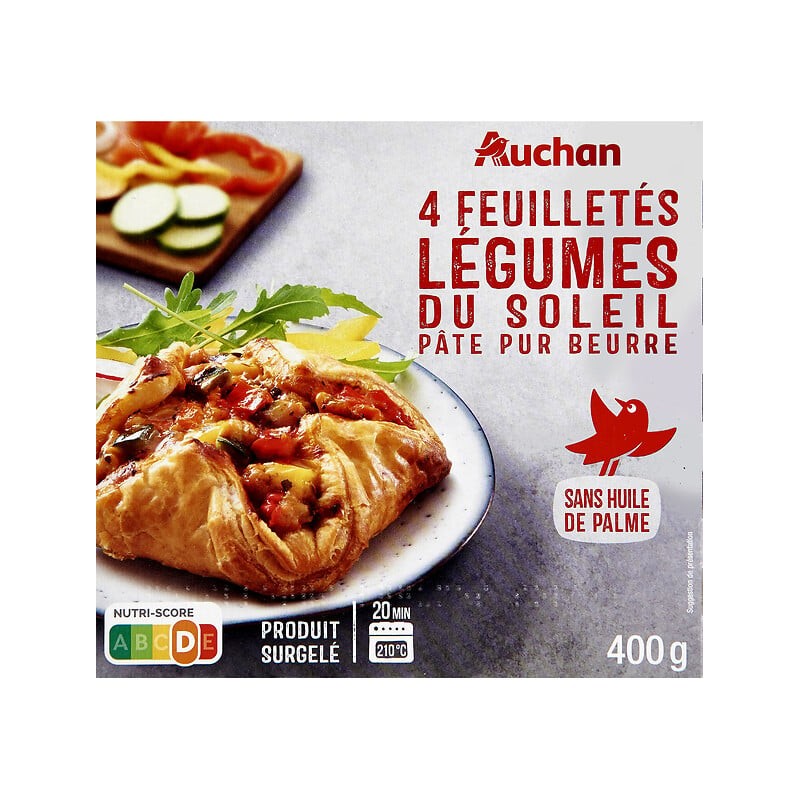 Feuilleté aux légumes du soleil 4x100g
