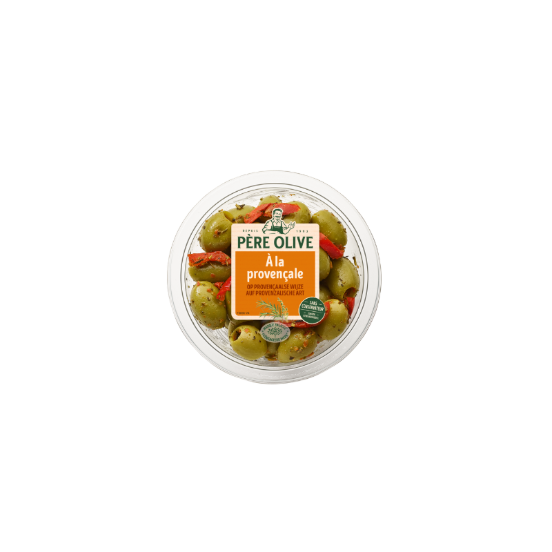 Olives Vertes Dénoyautées Provençales 150g