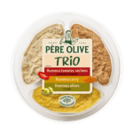 Trio houmous tomates olives curry 210g