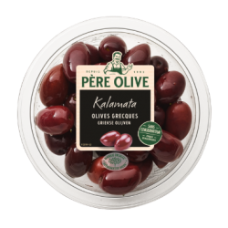 Olives noires kalamata grecques avec noyaux 120g