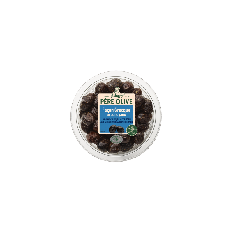 Olives Noires à la Grecque 200g