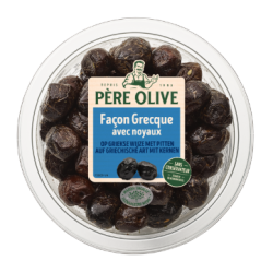 Olives Noires à la Grecque 200g