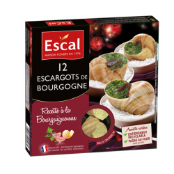 Escargots de Bourgogne recette Bourguignonne x12 89g