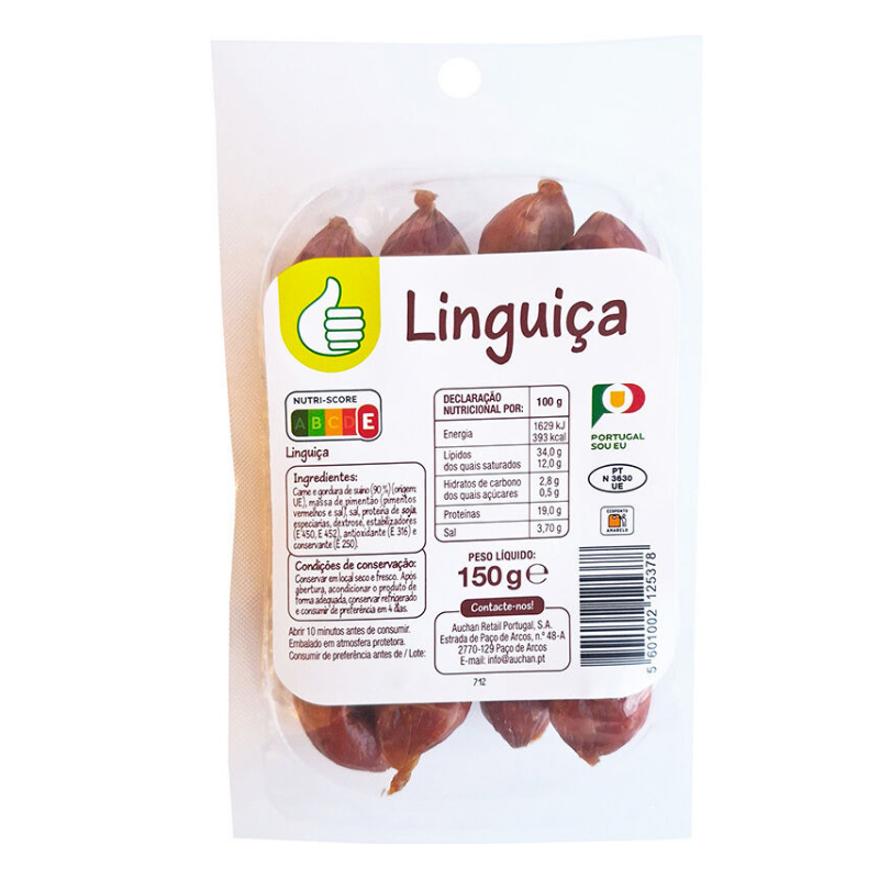 Saucisse linguiça 150g