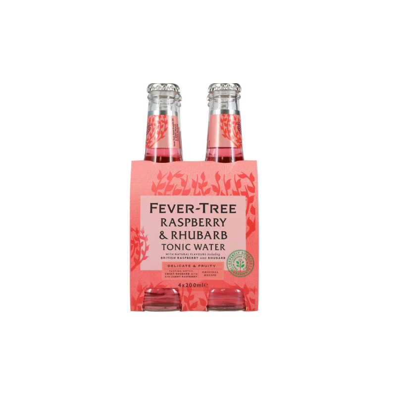 Boisson Tonic Water Framboise Rhubarbe 4x20cl
