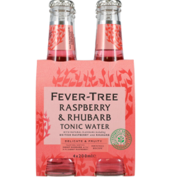 Boisson Tonic Water Framboise Rhubarbe 4x20cl